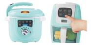 Kit Cozinha Infantil 2 Eletrodomésticos De Brinquedo - Azul