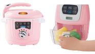 Kit Cozinha Infantil 2 Eletrodomésticos De Brinquedo - Rosa