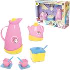 Kit cozinha infantil com garrafa + bule e acessorios unika unicornio 11 pecas na caixa