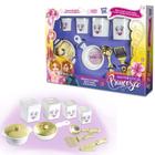 Kit cozinha infantil com talheres + panela e acessorios mantimentos da princesa 9 pecas - ZUCA TOYS