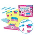 Kit Cozinha Infantil Completa Barbie 15 Acessorios