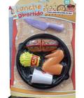 Kit Cozinha Infantil Lanche HotDog Batata CocaCola Frango