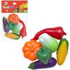 Kit cozinha infantil legumes hortifruti com 6 pecas na solapa - PICA PAU