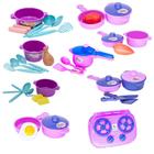 Kit Cozinha Infantil Panela Fogão Cooktop Comidinhas 34pç