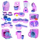 Kit Cozinha Infantil Potes Xícara Air Friyer Panelas 37pç