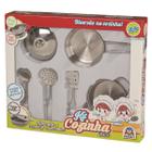 Kit cozinha inox panela - braskit - 8905