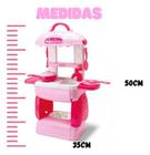 Kit Cozinha Maleta Meninas Brinquedo Infantil C/acessórios