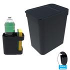 Kit Cozinha Organizador Pia Porta Detergente + Lixeira 5 Litros Porta Saco Plástico - Soprano