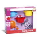 Kit Cozinha Panelinha Infantil Acessórios Mamy Cook Chef Kit - Silmar Brinquedos
