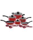 Kit Cozinha Tramontina Paris Antiaderente Vermelho 10 Peças