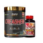 Kit creaghen creatina 300g bioghen + termogênico diabolik 60 cáps demons lab