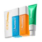 Kit Creamy Skincare Vitamina C Glocólico Hidratante Reparador Protetor Facial FPS60 (4 produtos)