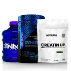 Kit Creatin UP 100% Pura 300g Nutrata + Dynatron Extrem 630g + Galão Dynamo Labz