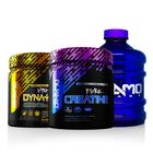 Kit Creatina 100% Pura 300g + Pré-treino Dyna'Kout 360g + Galão 1Lt Dynamo Labz