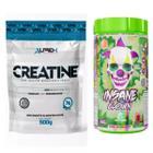 Kit Creatina Alpex 100% 500g + Insane Clown 350g Demons Lab