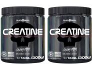 Kit Creatina Black Skull em Pó 300g sem Sabor