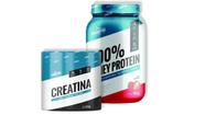 Kit Creatina e 100% Whey Protein - Shark Pro