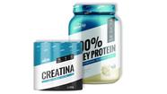 Kit Creatina e 100% Whey Protein - Shark Pro