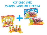 Kit Crec Crec Vamos Lanchar Brinquedo Infantil + Festa Niver