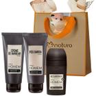 Kit Creme De Barbear + Balm Pós Barba Natura Homem