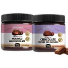 Kit Creme de Morango com Chocolate e Creme Trufado Nutríssima 450g