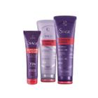 Kit Creme de Pentear Defrizante Shampoo Condicionador Combate o Frizz Siàge Eudora Hidratação