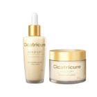 Kit Creme Noturno e Sérum Facial Cicratricure Gold Lift Ouro Cálcio Sílicio Preenche Rugas Efeito Tensor Nutritivo