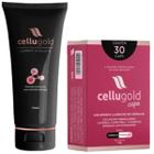 Kit Creme Pele Contra Celulite Estrias + Capsulas Cellugold