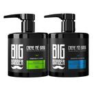 Kit Creme Pré e Pós Barba Big Barber 350g Caixa Com 2 Unidades