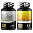 Kit Cromo Picolinato 120 Caps + Vitamina D 75 Caps Growth - Growth Supplements