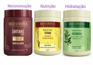 Kit cronograma capilar Bio Extratus 1kg (Shitake, Jaborandi, Tutano)