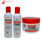 KIT Cronograma Capilar Hidratação Nutrição e Reconstrução Pos Quimica Bomb Care