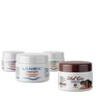 Kit Cronograma Lanox Hidratação Reconstrução + Mel Cola 250g