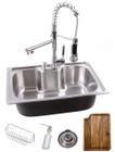 Kit Cuba Gourmet Cozinha Inox 304 Torneira Gourmet Tábua