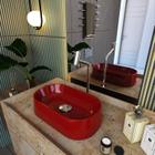 Kit Cuba Ov42 Laila com Torneira Link 1062 e Válvula Click com Sifão e Flexível