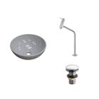 Kit Cuba R35 C/Torneira Link 1062 Metal + Válvula Click 1 1/2'' (4,0cm)