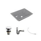 Kit Cuba RT45 C/Válvula Click 1''G + Sifão Cromado + Flexível