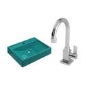Kit Cuba RT49 C/Torneira Luxo 1195 Metal 1/4 Volta