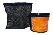 Kit Cubos Mídia Bioz 2,2kg Mais Bag Com Zíper 25 X 25cm