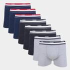 Kit Cueca Boxer Duomo Básica Com 8 Peças