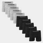 Kit Cueca Boxer Duomo Sem Costura 10 Peças