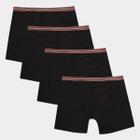 Kit Cueca Boxer Lupo Algodão 4 Peças