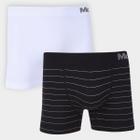 Kit Cueca Boxer Mash Microfibra Sem Costura 2 Peças