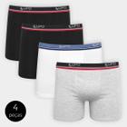 Kit Cueca Lupo Boxer 4 Peças