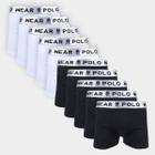 Kit Cuecas Boxer Polo Wear Lisas 10 Unidades