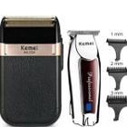 KIT Cuidado Masculino (KEMEI 2024 + 9164) lâminas ajustáveis - AL