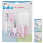 Kit Cuidados e Higiene Infantil c/ Tesoura Cortador Escova Pente Buba