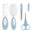 Kit Cuidados Higiene Bebe Pente e Escova e Kit Manicure Bebê - Buba