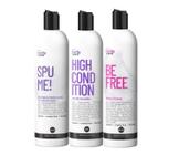 Kit Curly Care Spume 2x300ml + Leave-in Be Free