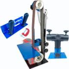 Kit Cutelaria - Lixadeira Mk01B + Jig C/ Sargento + Morsa P